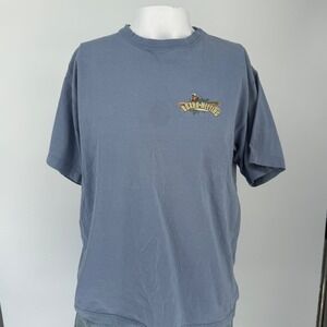 Newport Blue Mens Board Meeting Graphic T-Shirt Blue Large Surf Beach Parrot Tee